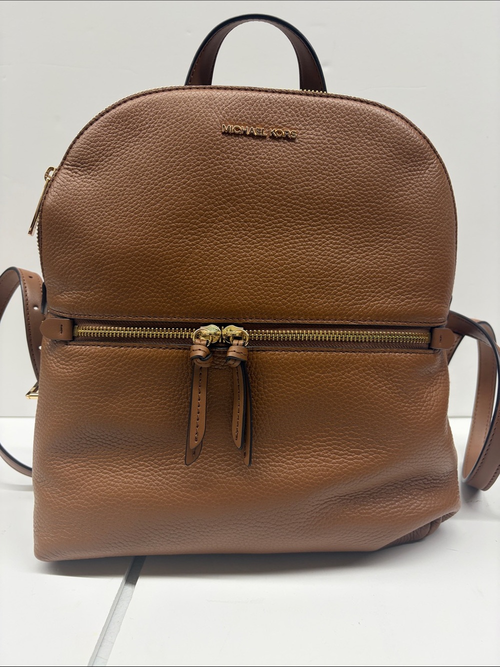 NEW Michael Kors Pebbled Leather Backpack MD Slim